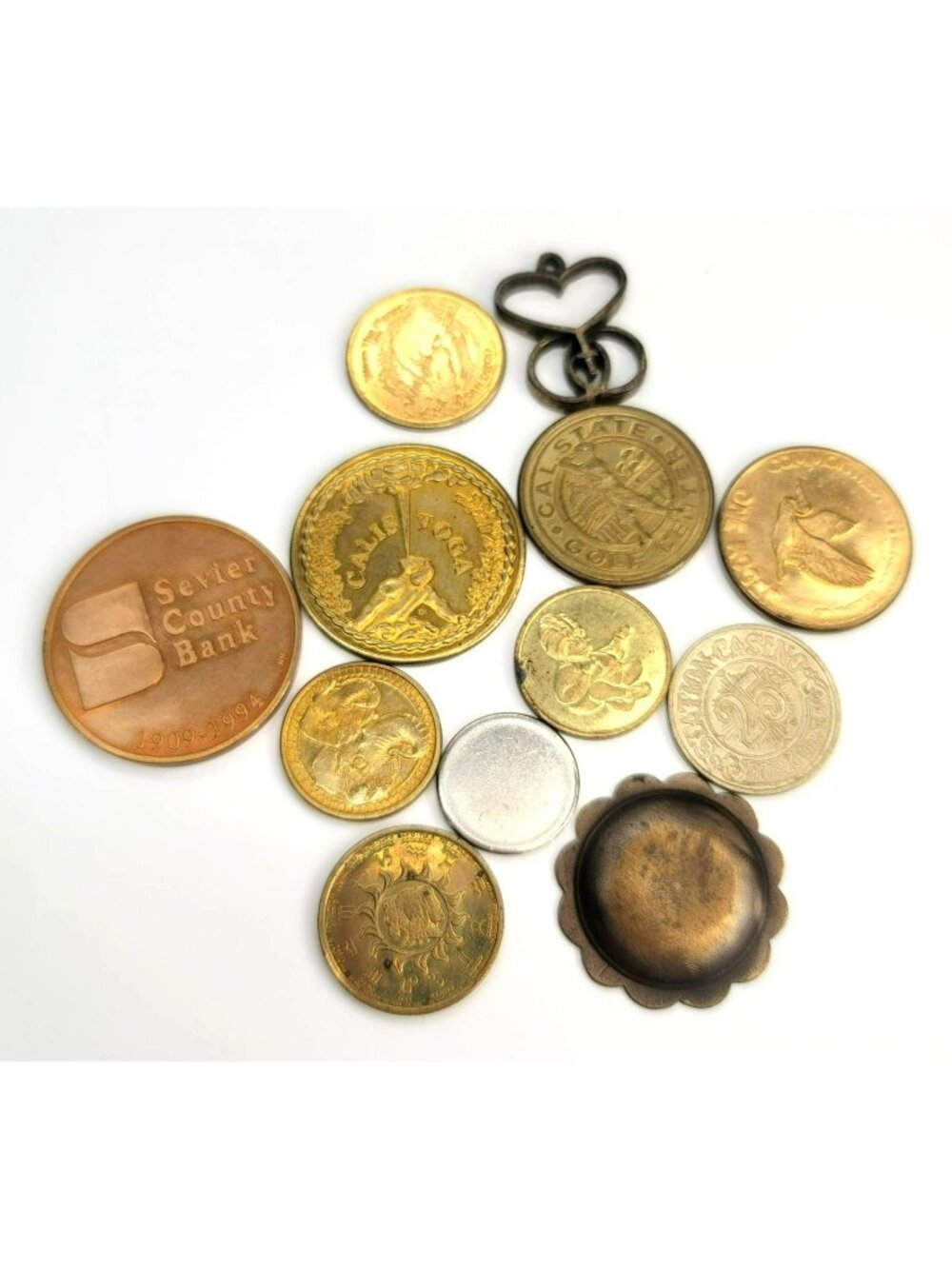 Hoffman Mint Tokens Vintage Lot Variety of Colors Bank Nugget Calistoga SC833